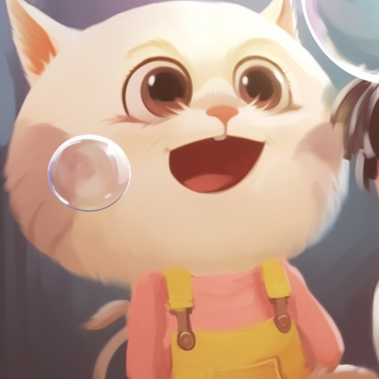 Two female characters, dreamy pastels and detailed expressions, inside a laughing bubble. laugh out loud girl matching pfp pfp for discord.