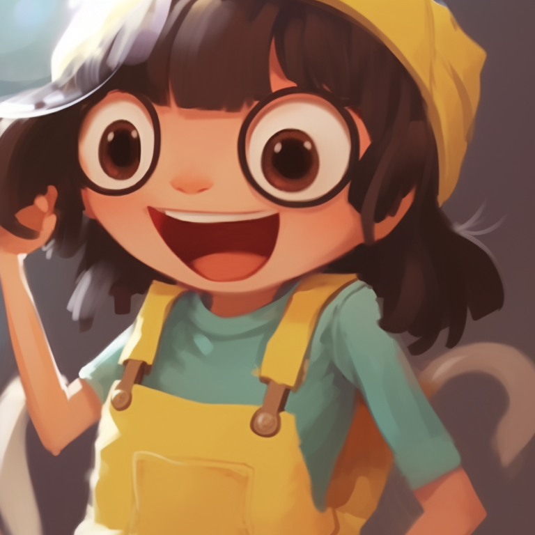 Two female characters, dreamy pastels and detailed expressions, inside a laughing bubble. laugh out loud girl matching pfp pfp for discord.