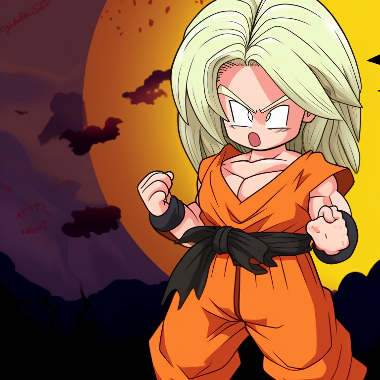 Gohan and Videl are embracing Halloween themes, dressed as a zombie couple with earthy tones and distressed details. dragon ball couples in halloween costume pfp pfp for discord.
