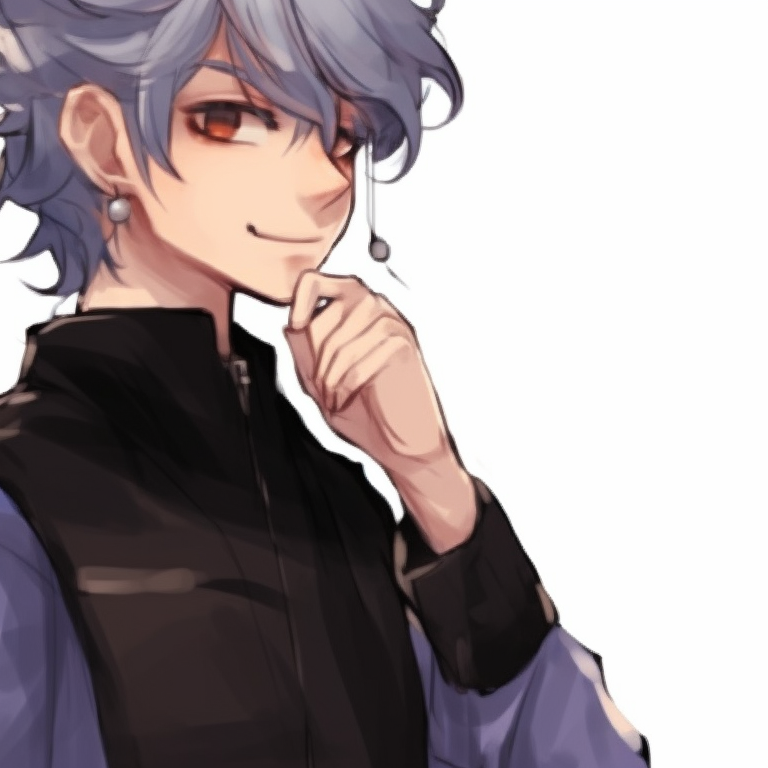 Four characters, engaged in discussion, wide color palette and lively atmospheres. anime pfp matching for group chat pfp for discord.