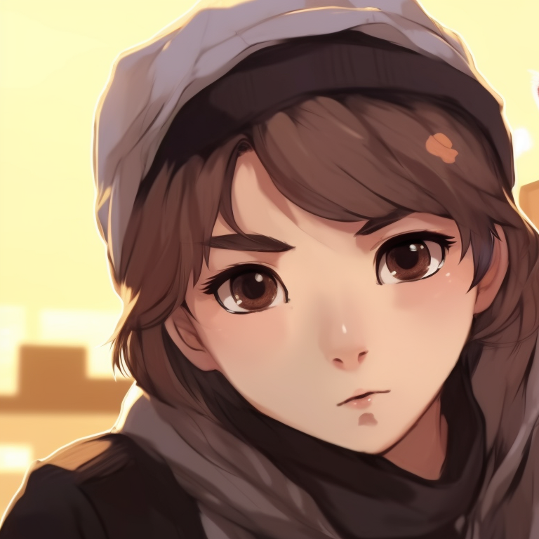 Two anime-style cat characters, dappled fur, relaxing under a tree couple-themed cat matching pfp pfp for discord.