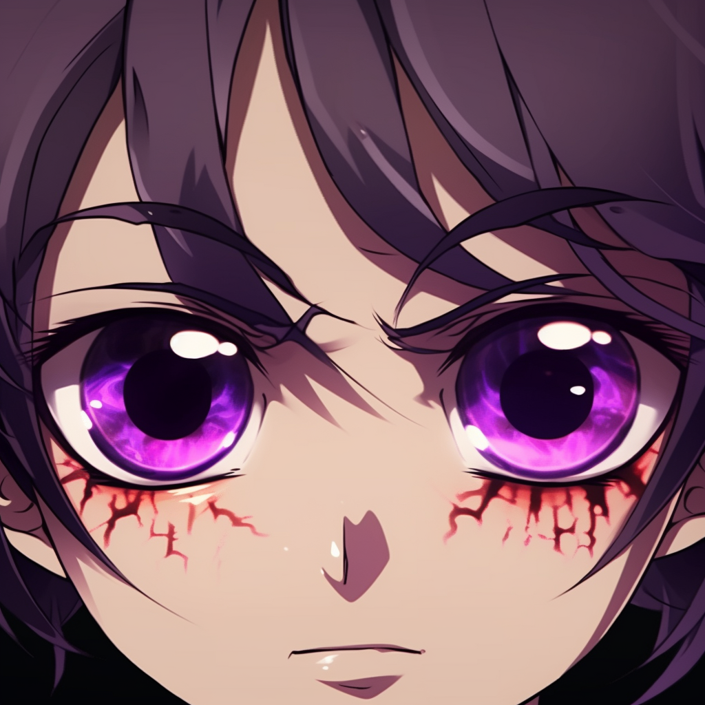 Profile of a boy with striking golden eyes speaking volume, luminous details and enriched color saturation. cutesy anime eyes pfp boy styles