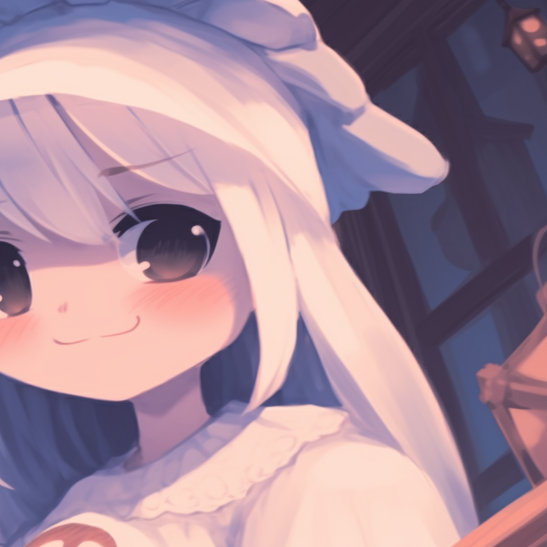 Two girls holding trick or treat candies, warm colors and intricate details on their witch costumes. halloween themed girl discord pfp matching theme pfp for discord.