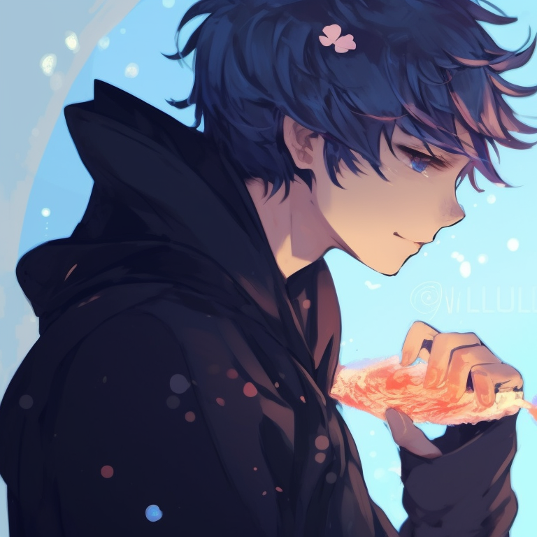 Two characters, intense gaze, crisp outlines and shading. iconic matching anime pfp for couples pfp for discord.