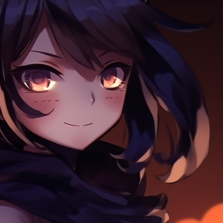 Two characters dressed as witches, bold outlines and magic-infused colors. halloween themed pfp for pairs pfp for discord.