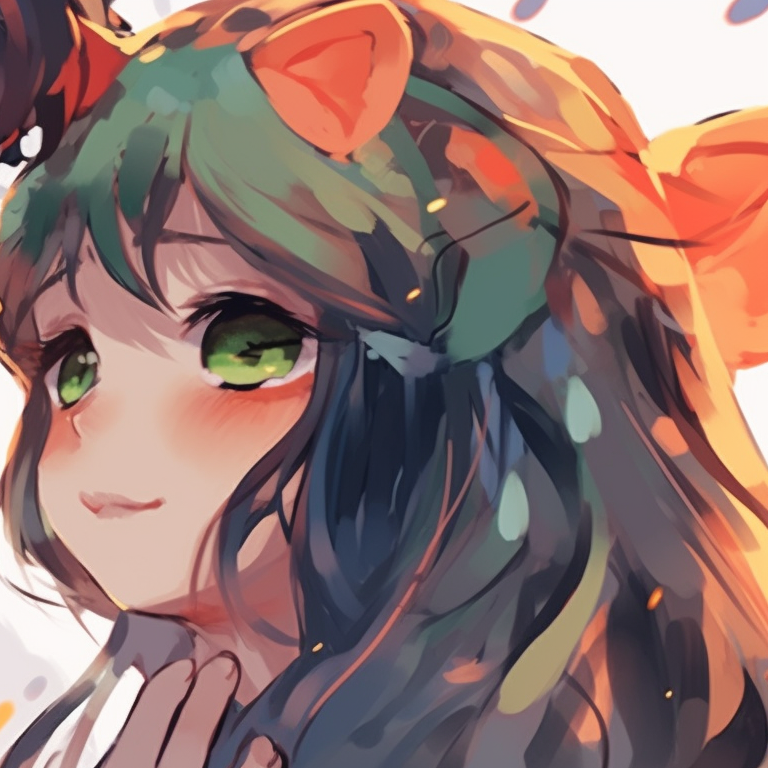 Two characters, bold colors and strong lines, sharing a tender moment. pfp matching non-anime couples pfp for discord.