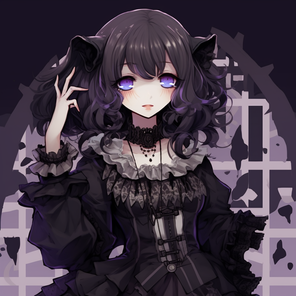 Emo anime boy, characterized by dark, shaggy hair and intense expression with sharp linework. unique emo anime pfp