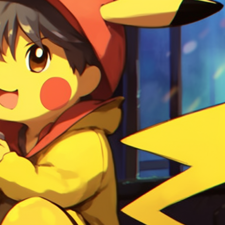 Two characters showcasing an evolving Pokémon, clean lines with a minimal color palette. iconic pokemon matching pfp pfp for discord.