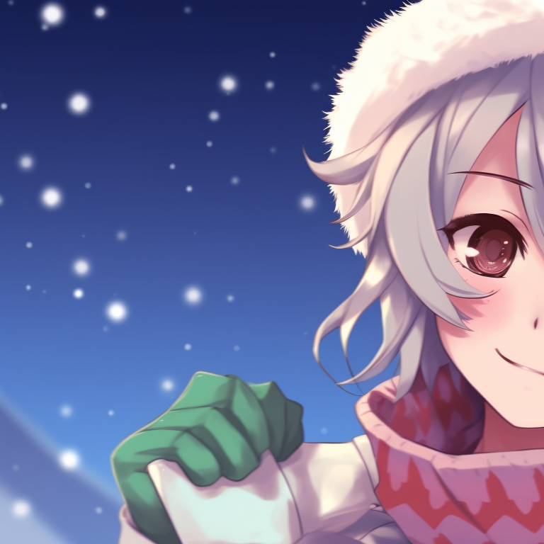 Two characters as candy cane warriors, heavy lines and deep colors. matching christmas meme pfp designs pfp for discord.