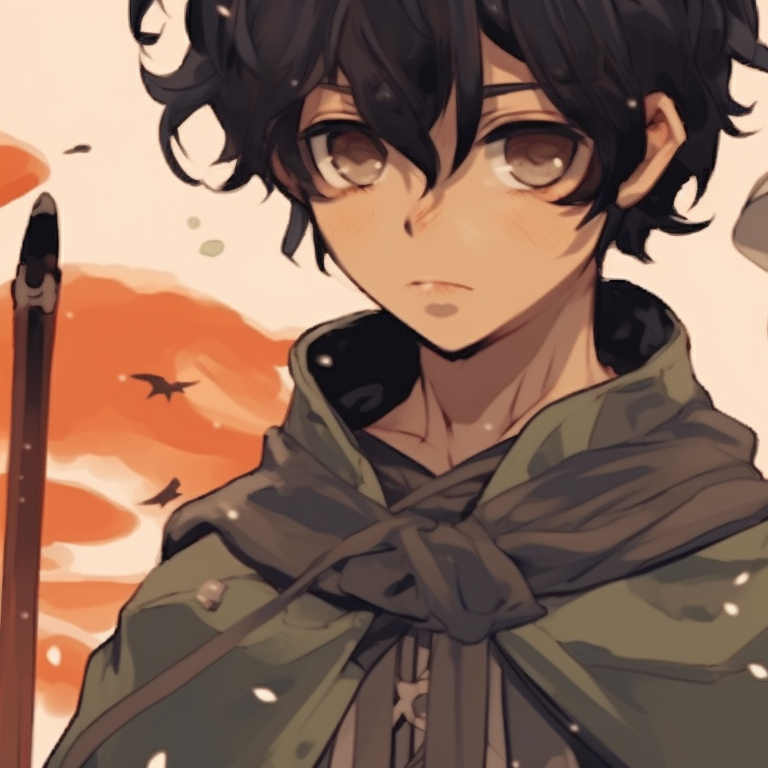 Two characters with mechanical details, set in a futuristic environment. anime themed matching pfp pfp for discord.