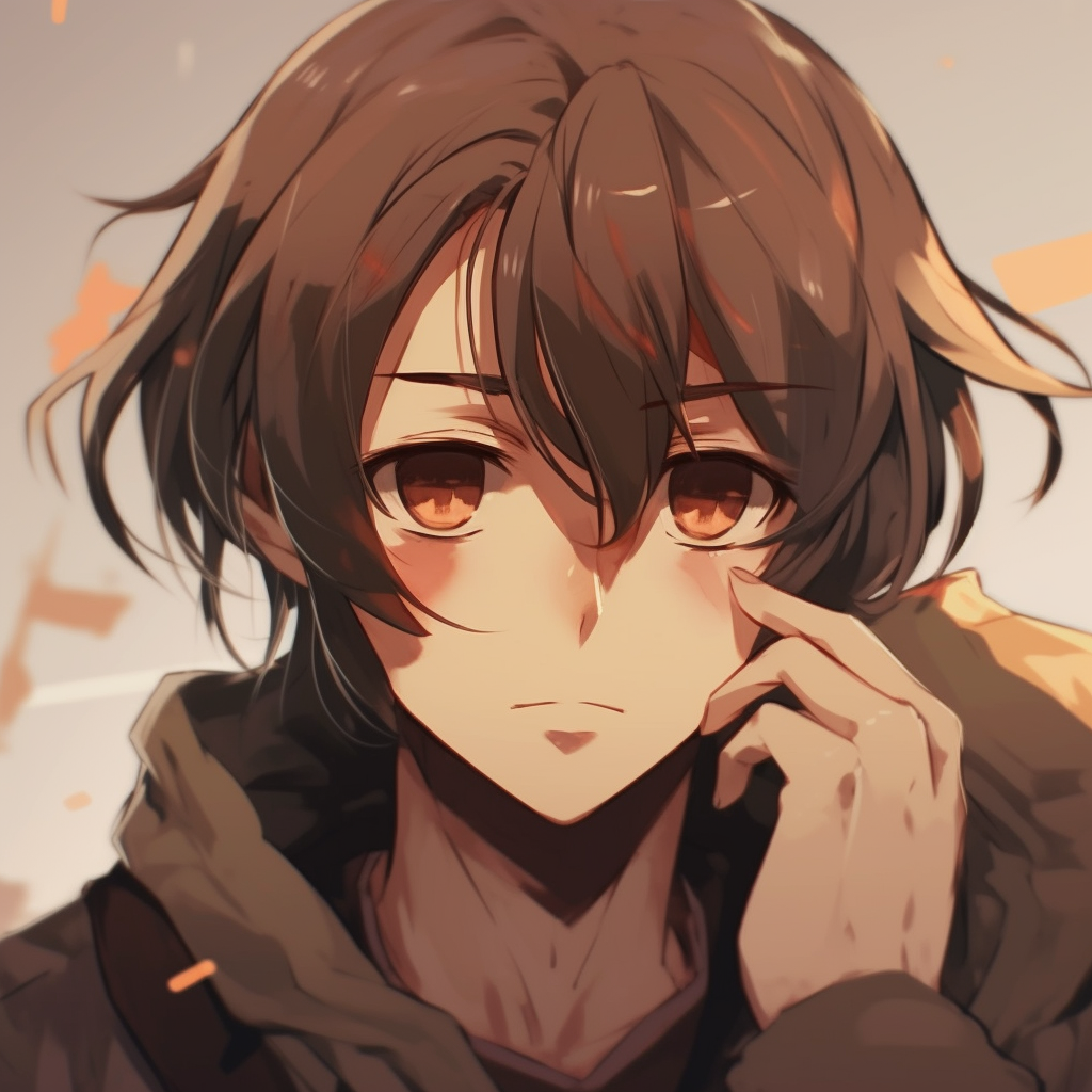 Eren in a fearless pose, complex linework and determined look. aesthetic cute anime pfp for boys pfp for discord.