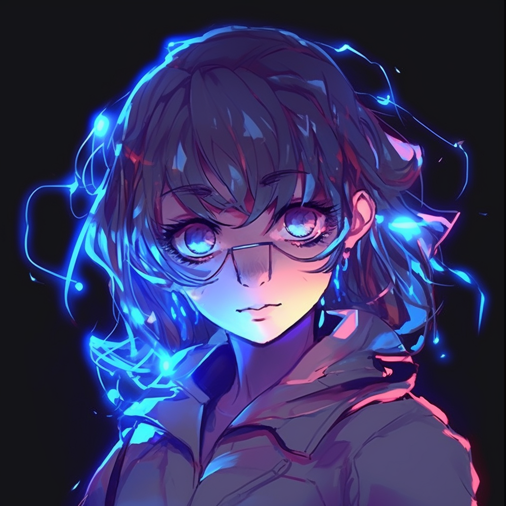 Unknown character casting a chilling gaze, showcases high-quality line art and muted colors. mysterious anime characters with glowing eyes pfp