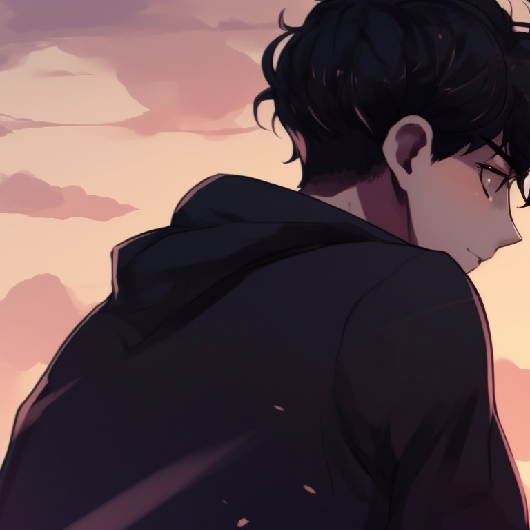 Two characters in dynamic positions, bold contours and vivid colors, hands reaching out. trending bl matching pfp pfp for discord.