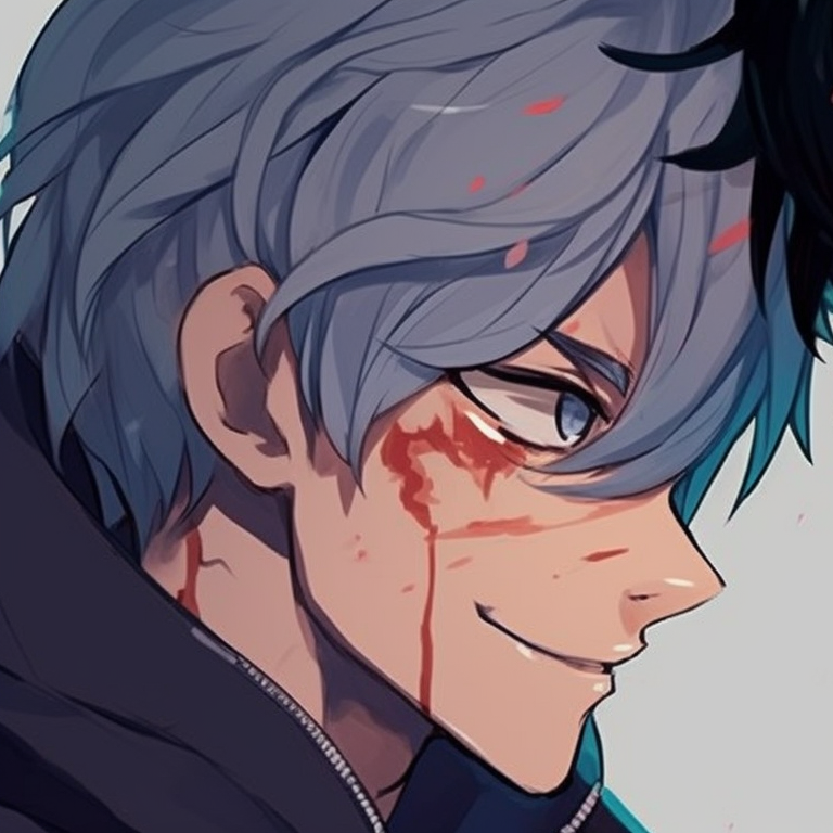 Two male characters, soft lines and gentle pastel colors, one reaching out to touch the other's face gently. bl anime matching pfp pfp for discord.