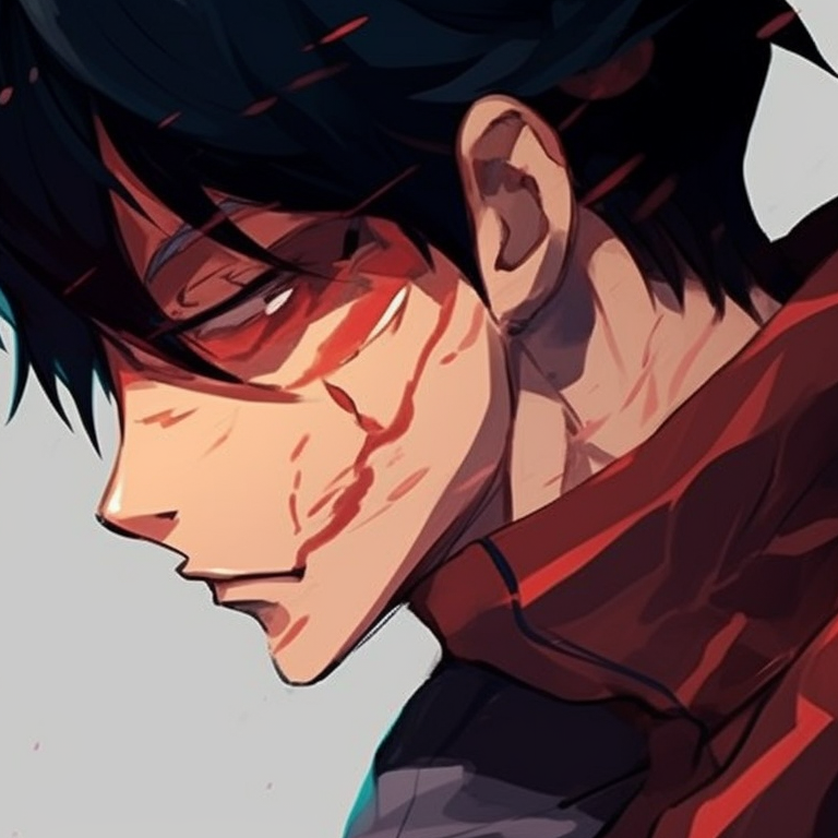 Two male characters, soft lines and gentle pastel colors, one reaching out to touch the other's face gently. bl anime matching pfp pfp for discord.