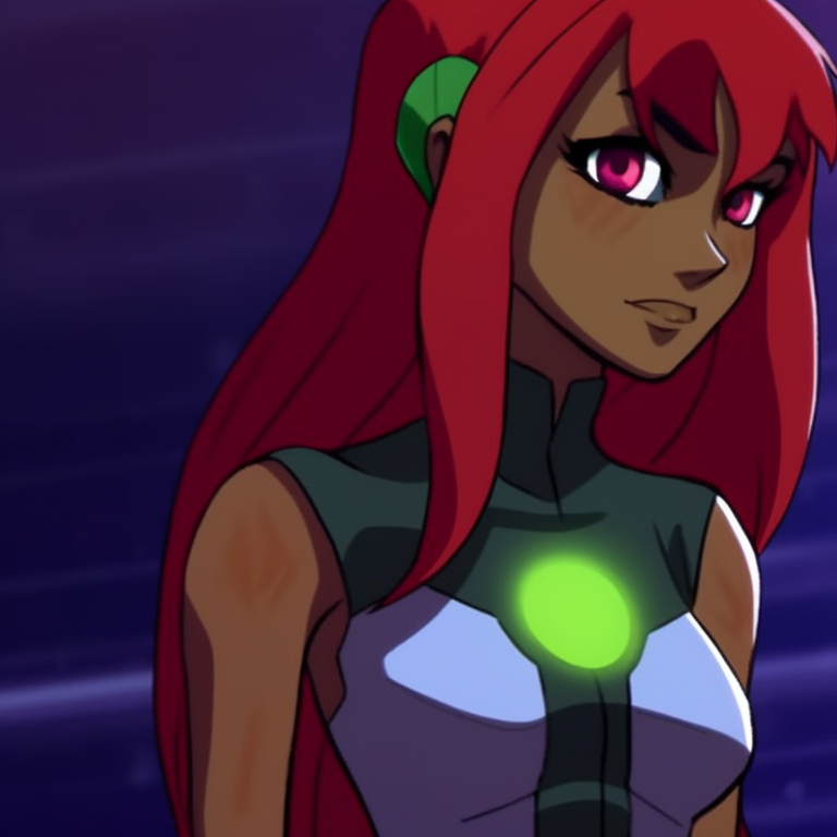 Robin and Starfire in their classic Superhero outfits, standing side by side, vibrant colors and bold lines. teen titans robin and starfire matching pfp pfp for discord.