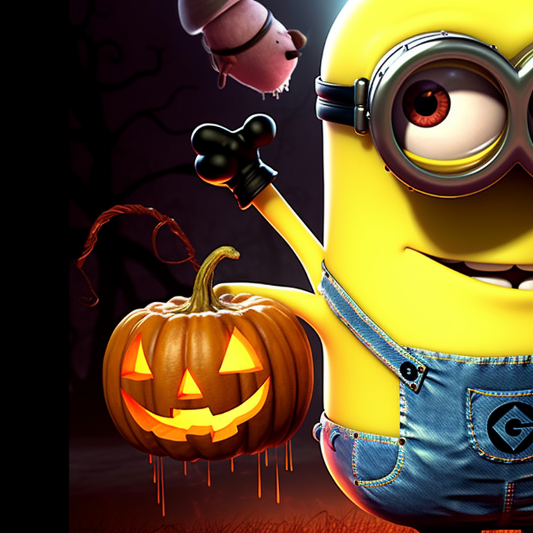 Two Minions, one dawning a ghost costume, the other a vampire, humorous horror theme. matching pfp with minion theme for halloween pfp for discord.