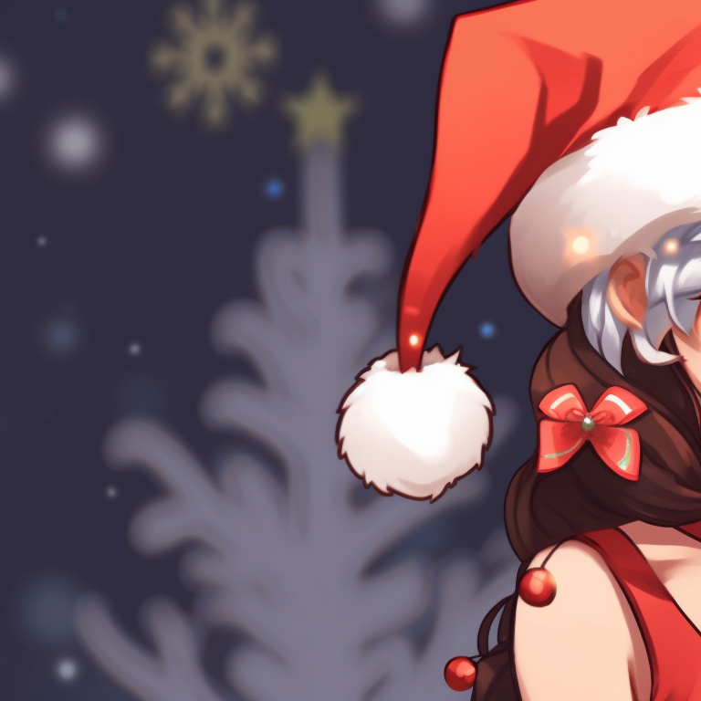 Two characters standing in a snowy atmosphere, intense gaze, poised for the holiday battle valorant festive season matching pfp pfp for discord.