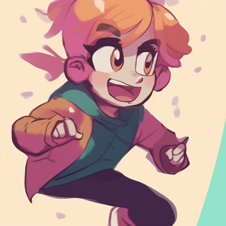 Close-up of two joking characters, bold outlines and exaggerated expressions. comic profile pictures for best friends pfp for discord.