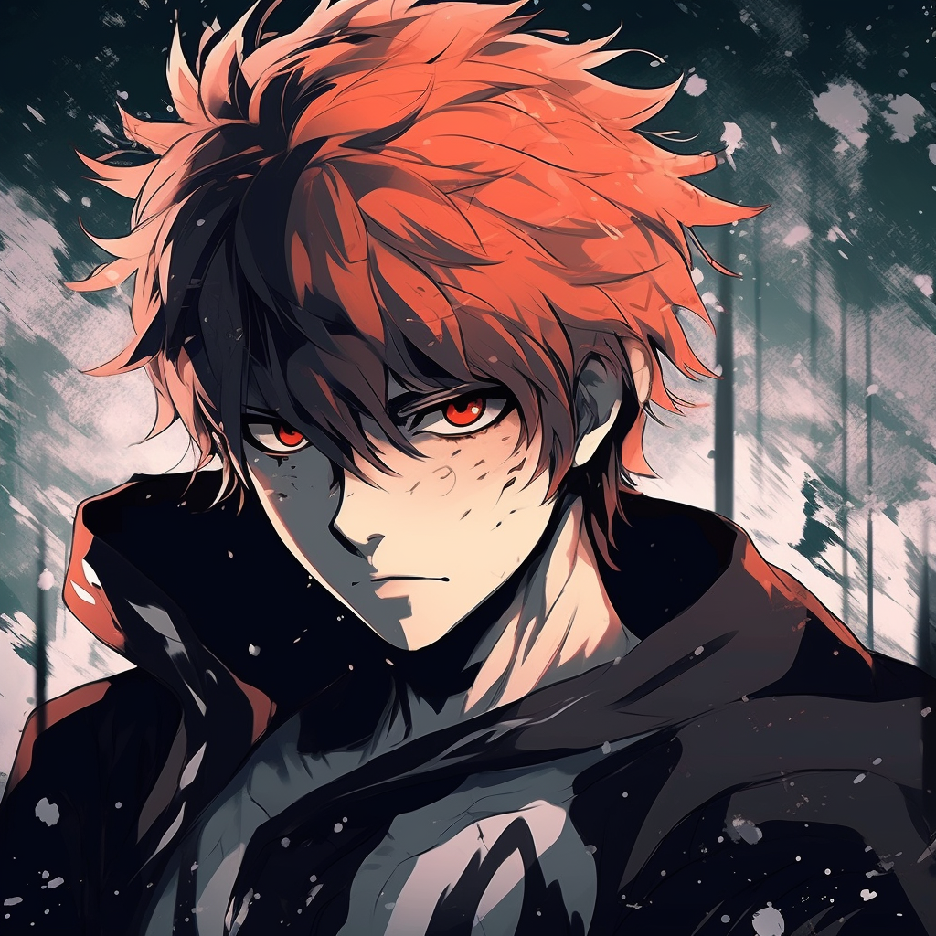 Ichigo Kurosaki from Bleach in his battle stance, dramatic linework and saturated colors. aesthetic anime pfp for boysHD, free download