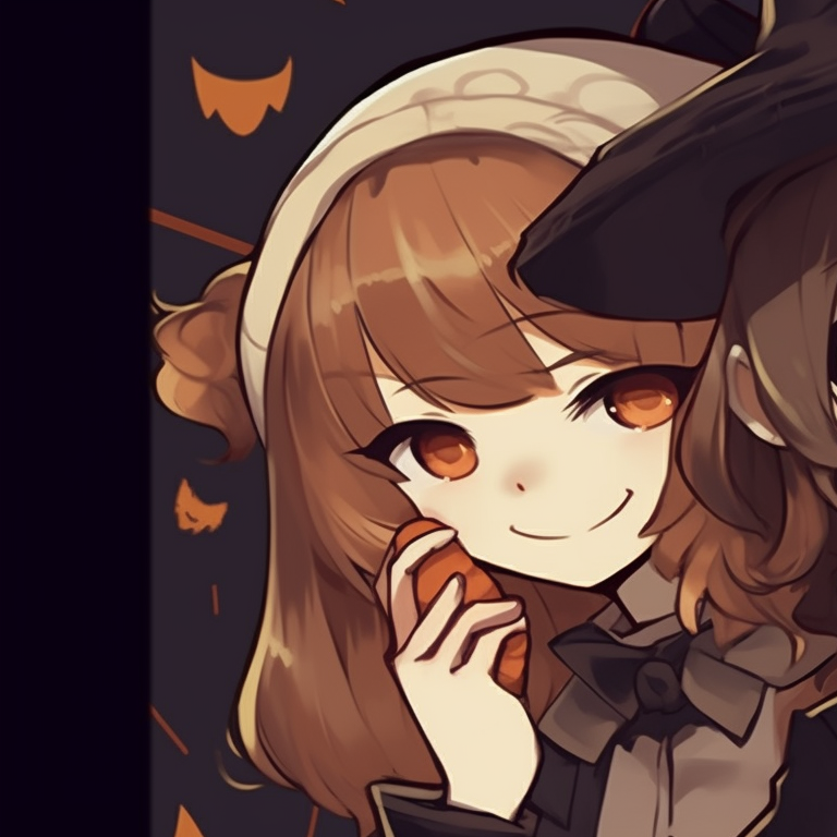 couples matching pfp halloween theme, aesthetic matching pfp ideas on Hero: couples matching pfp halloween theme, aesthetic matching pfp ideas