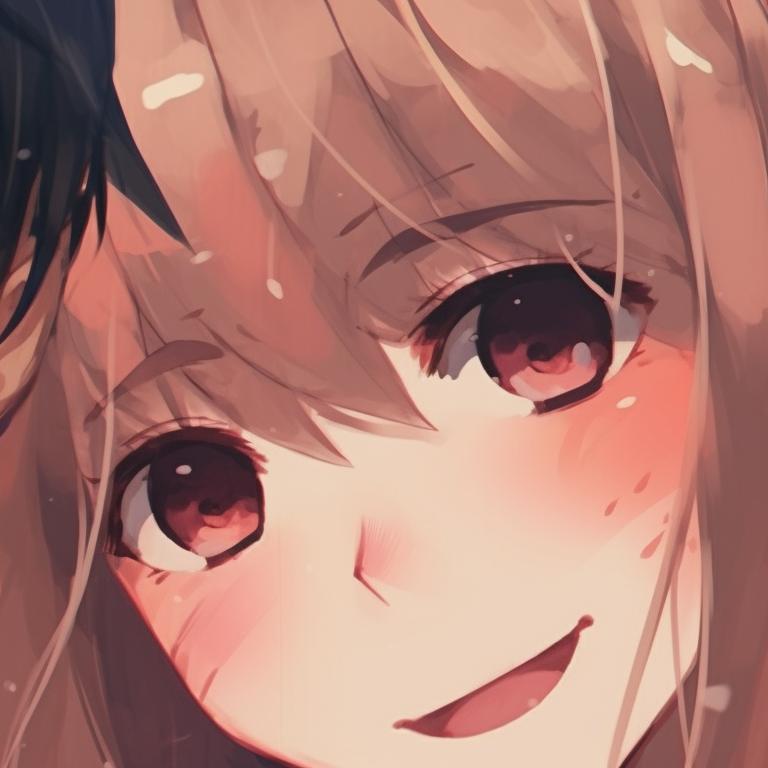 Silhouettes of two embracing characters against the backdrop of a full moon, creating dramatic shadow and light effects. romantic cute couple matching pfp pfp for discord.