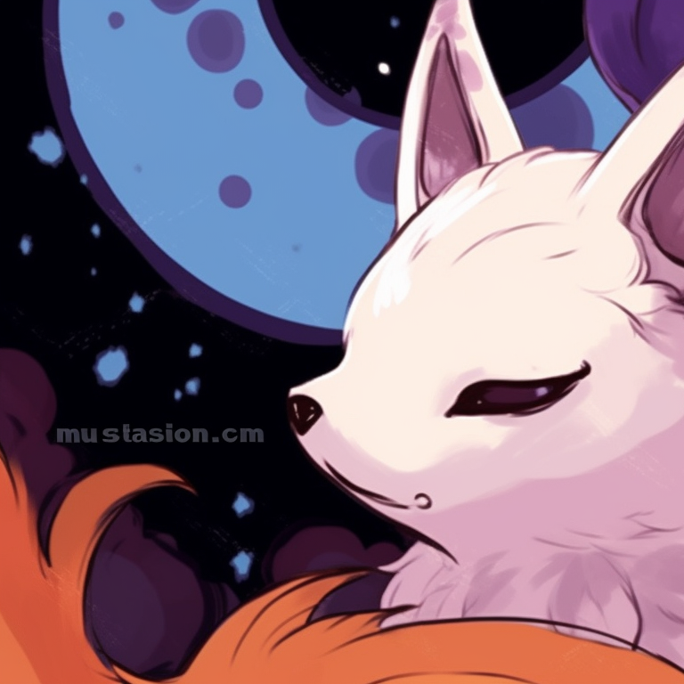 Two dog characters in costumes, one as a witch and the other as a vampire, with a haunted house in background. matching halloween animal profile pictures pfp for discord.