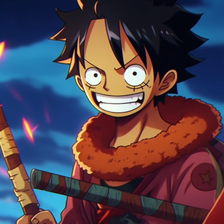 Luffy and Zoro with pumpkin themed accessories, vibrant colors and a comedic touch. unique luffy and zoro halloween theme pfp pfp for discord.