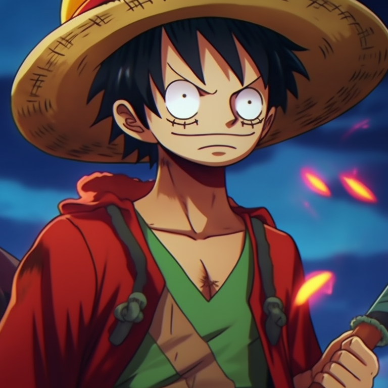 Luffy and Zoro with pumpkin themed accessories, vibrant colors and a comedic touch. unique luffy and zoro halloween theme pfp pfp for discord.