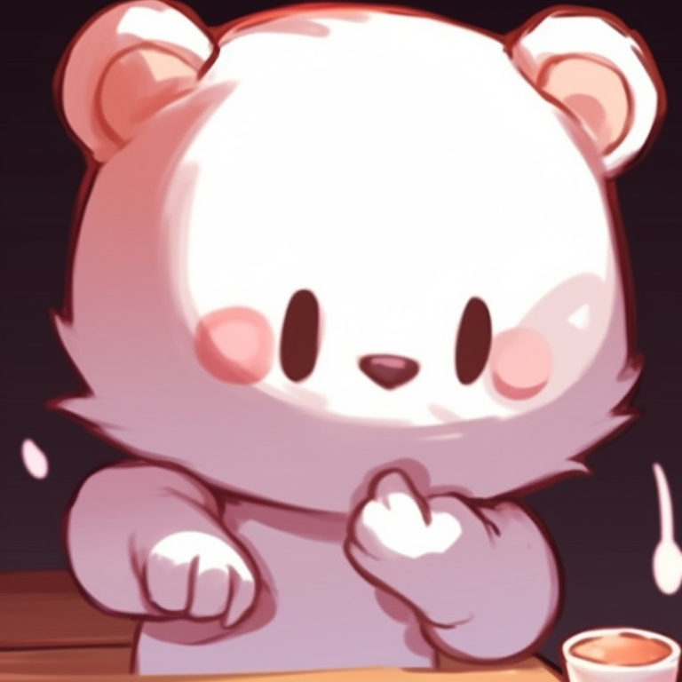 Two characters, Mocha and Milk, sharing a cup of coffee, rich colors and smooth lines. must-have milk and mocha pfps pfp for discord.