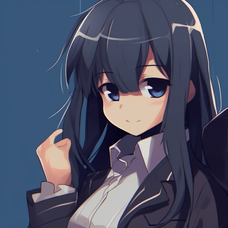 Two characters sharing a smile, pastel colors and relaxed posture. cool matching anime pfp pfp for discord.