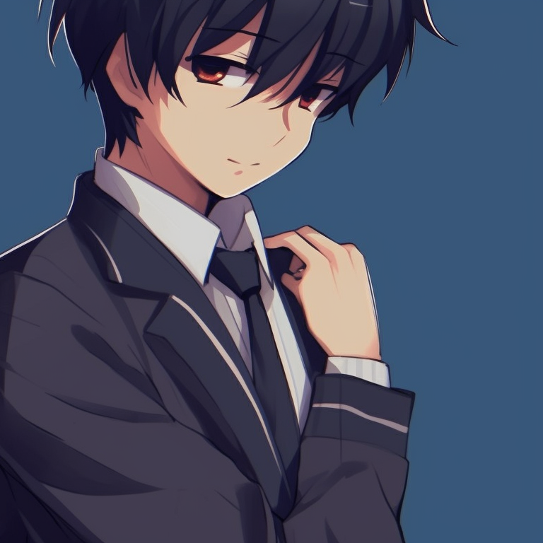 Two characters sharing a smile, pastel colors and relaxed posture. cool matching anime pfp pfp for discord.