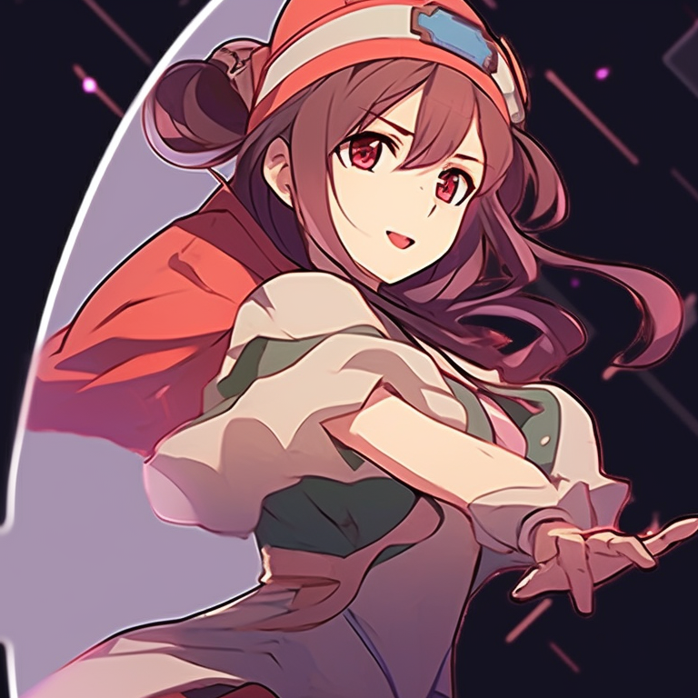 Two characters with stern expressions, neutral tones with sharp lines. best male and female matching pfp friends pfp for discord.