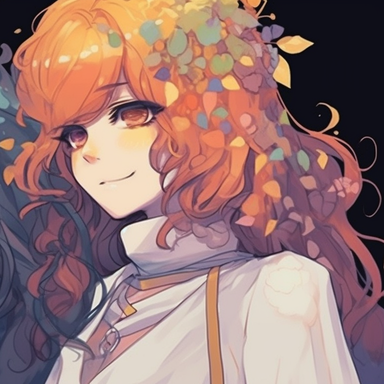 Two anime characters, ethereal elements and cool tones, hinting mystical powers. best friends matching pfp for anime lovers pfp for discord.