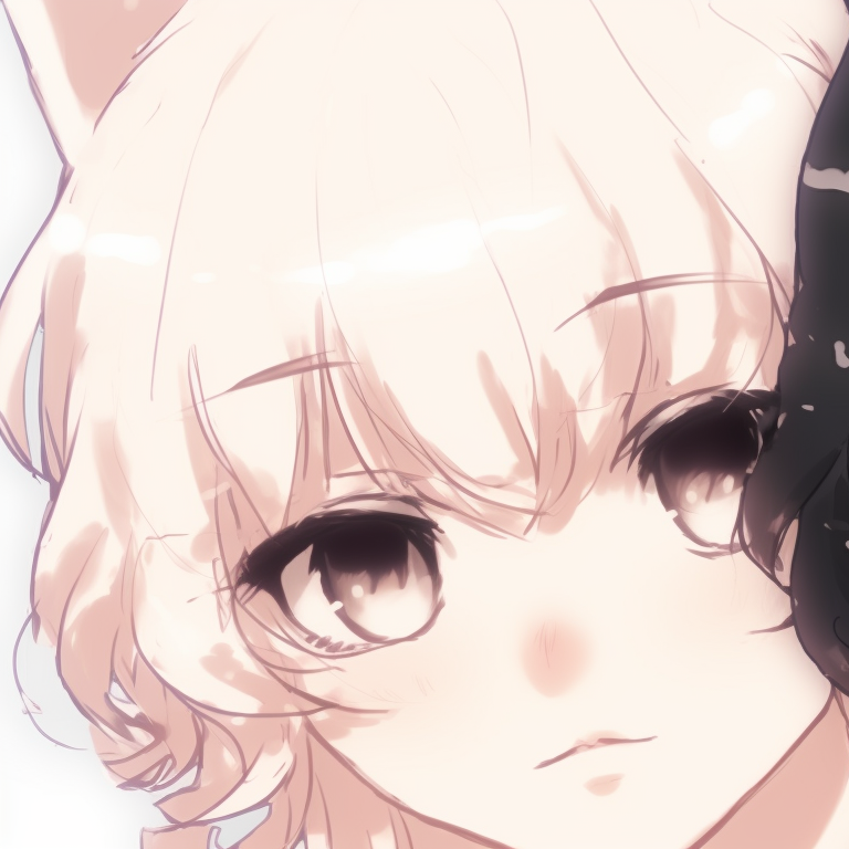 Two characters set against a breezy backdrop, soft hues and fluid lines. ideal instagram cute matching pfp for friends pfp for discord.