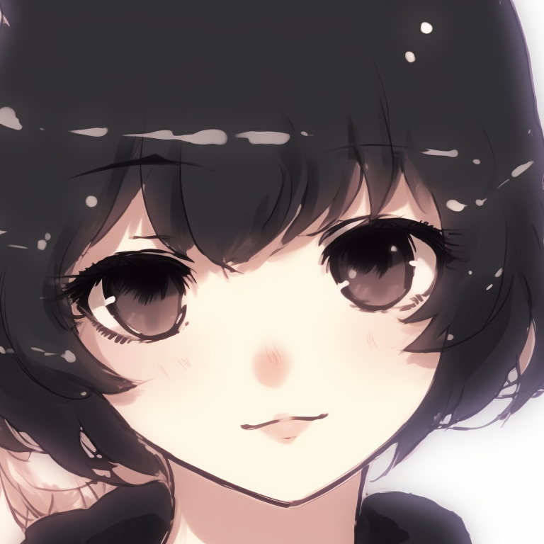 Two characters set against a breezy backdrop, soft hues and fluid lines. ideal instagram cute matching pfp for friends pfp for discord.