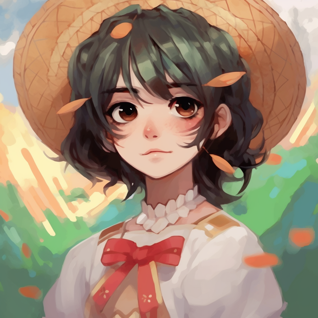 A beautifully drawn Mexican anime girl, showing soft pastel hues and expressive eyes. fantastic mexican anime pfp selections pfp for discord.