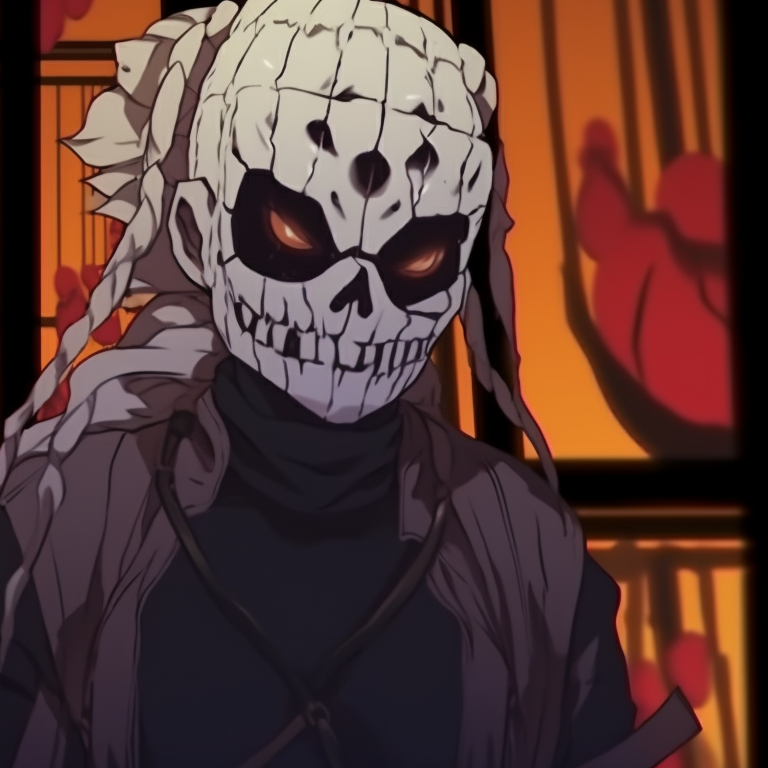 Two characters facing each other in Halloween costumes, explicit attention to shadows and contrasts. tokyo revengers matching pfp halloween theme shopping ideas pfp for discord.