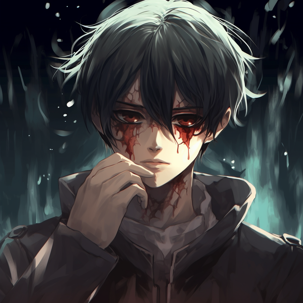 Levi Ackermann presented as Humanity's Strongest Soldier, ideating a sense of strength and intensity through dramatic shading. aesthetic anime pfp for boysHD, free download