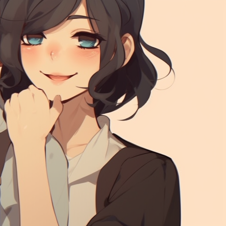 Two characters, in modern garments, reflections in water and blend of cool colors. timeless best friends matching pfp pfp for discord.