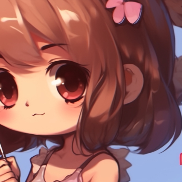 Milk bear handing a wrapped gift to Mocha, anticipation in their eyes and a holiday setting. best of milk and mocha pfp pairs pfp for discord.