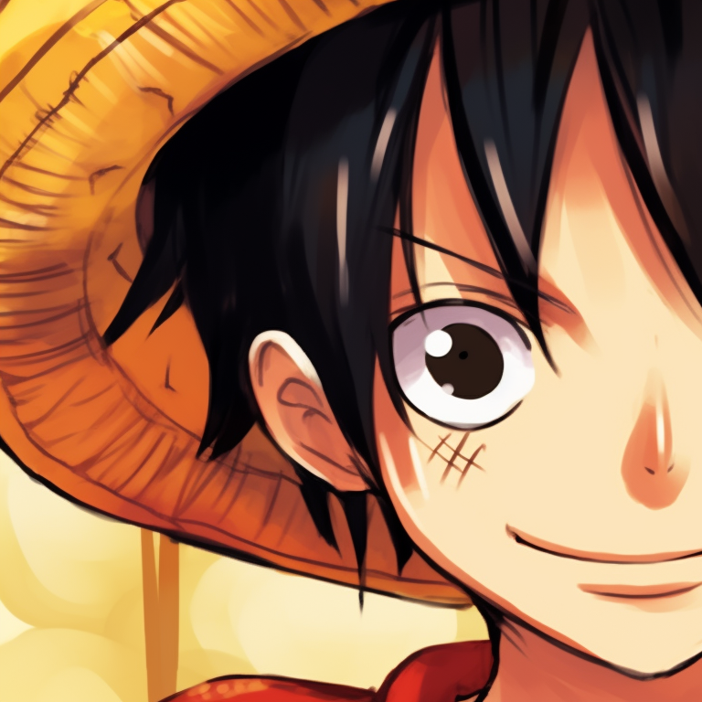 Two characters, armed and ready for battle, intense colors and dynamic poses. one piece matching pfp styles pfp for discord.