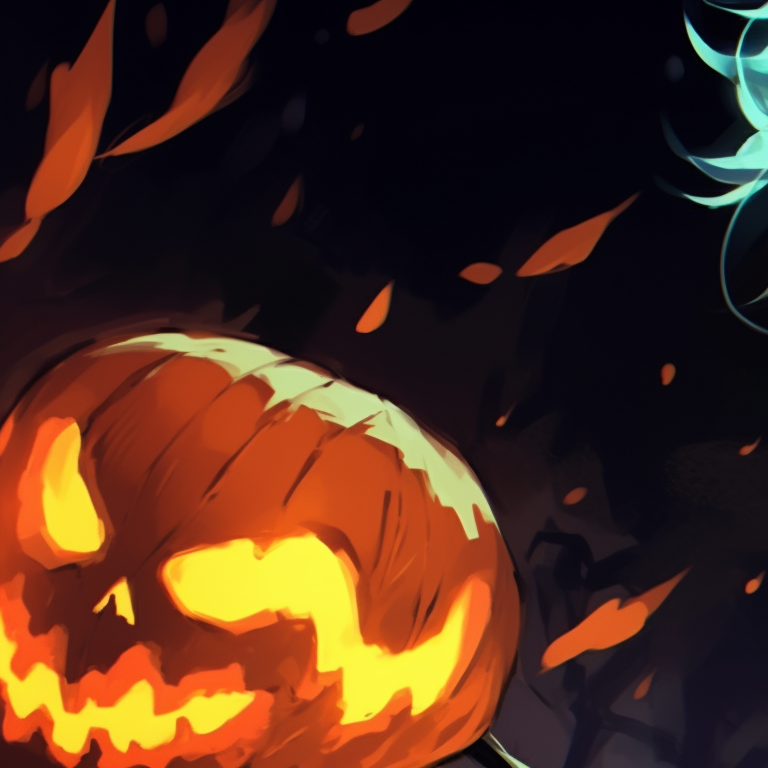 Two characters in costumes of mythical creatures, earthy tones and intricate details on armor pieces. creative matching halloween pfp pfp for discord.