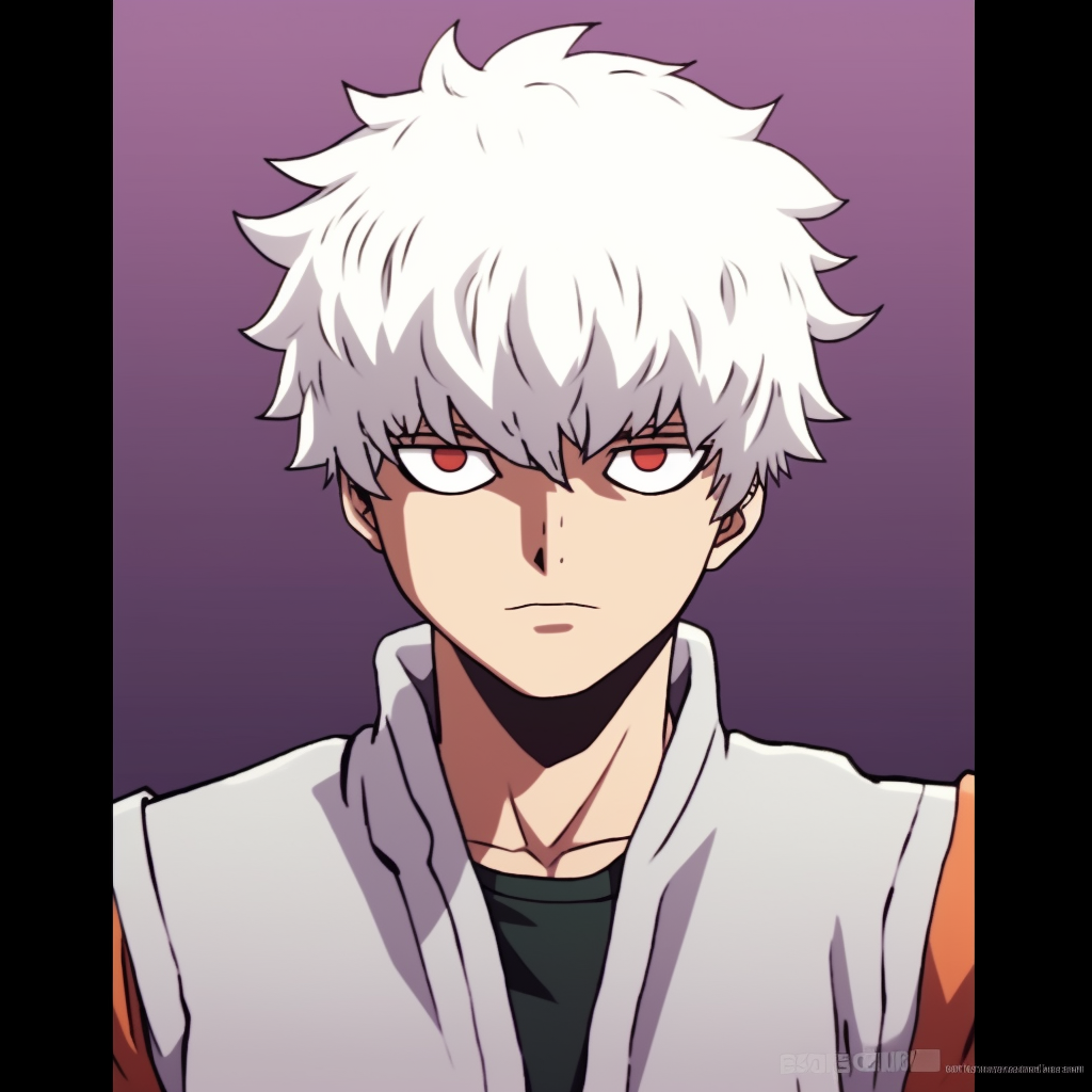 Depiction of Gintoki Sakata with an unbothered stare, highlighting the series' comedic and unique art style. top anime pfp funny pfp for discord.