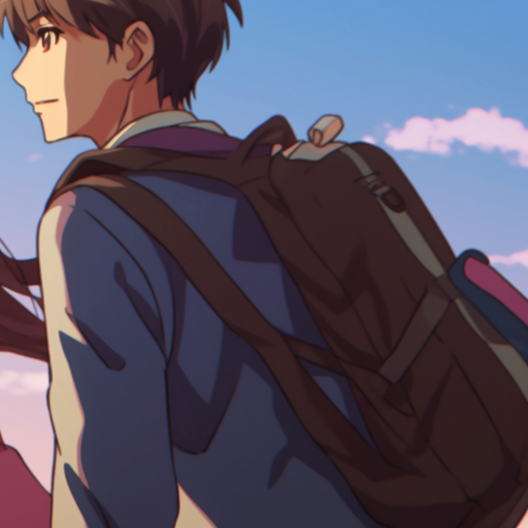 Two characters gazing up at a star-filled sky, with gentle lines and subdued hues adding to the calm atmosphere. matching pfp gifs for best friends pfp for discord.