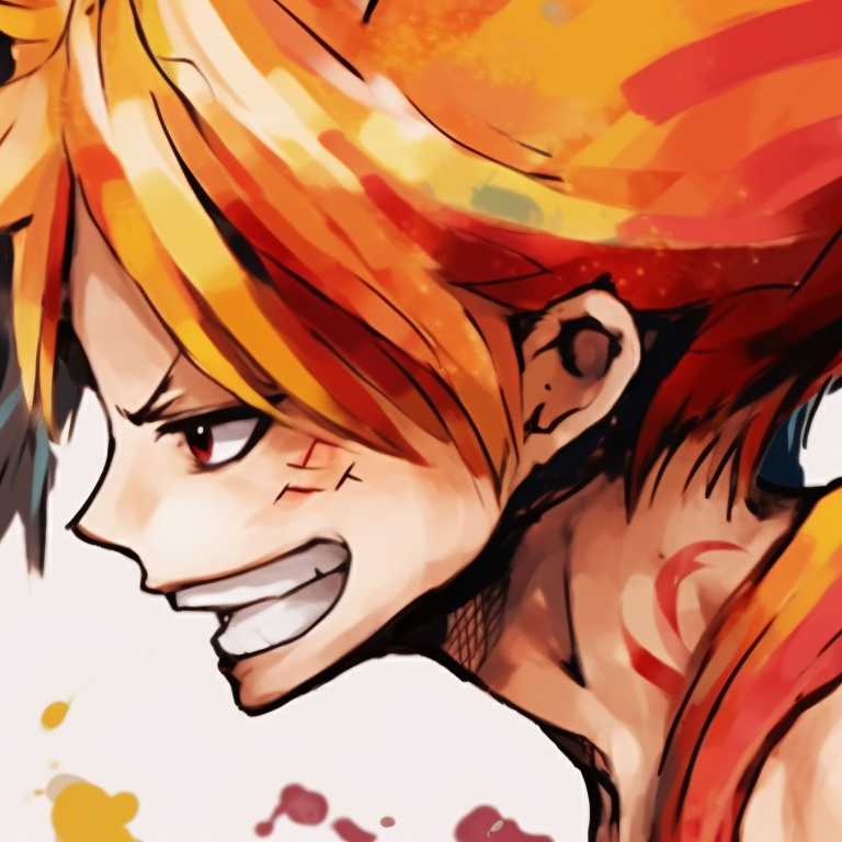 Two characters, sharing the iconic Jolly Roger symbol, vivid colors and detailed pirate markings. one piece matching pfp styles pfp for discord.