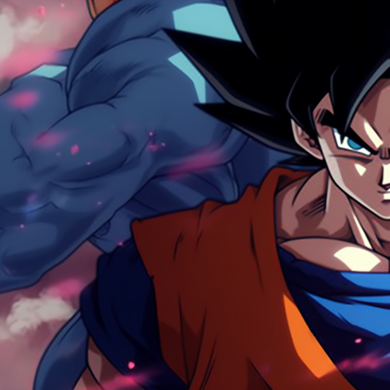 Goku and Vegeta showcasing their resolve, strong details and bold shading. goku and vegeta matching pfp showcase pfp for discord.