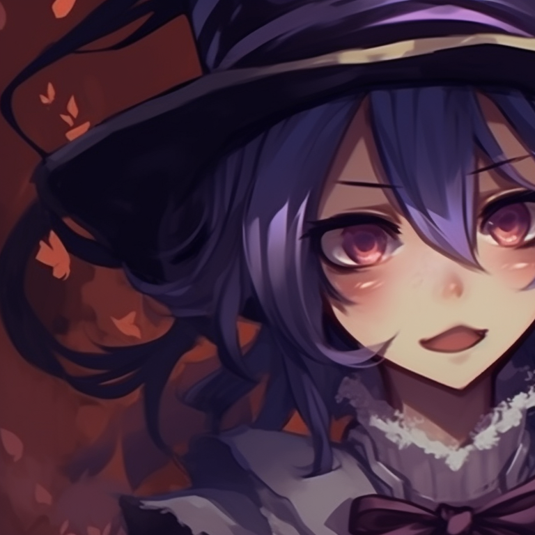 Two characters in haunted house, heavy shadowing with dramatic contrasts. group themed halloween pfp ideas pfp for discord.