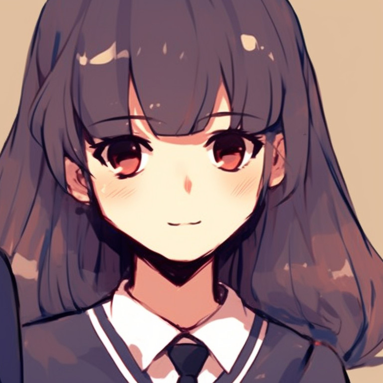 Two characters in matching school uniforms, crisp lines and cool colors, standing shoulder-to-shoulder. pinterest matching pfp images pfp for discord.