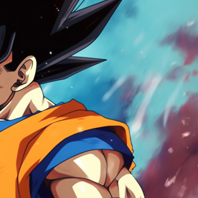 Goku and Vegeta opposition stance with intense aura, bold lines and vivid colors. goku and vegeta matching pfp showcase pfp for discord.